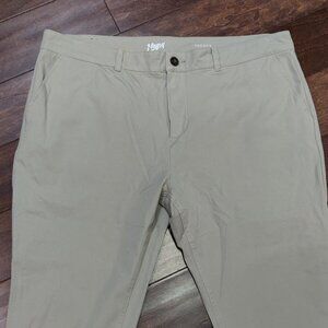 Mugsy Teddy 4 Way Stretch Chino Pants Light Khaki SIZE 42x32